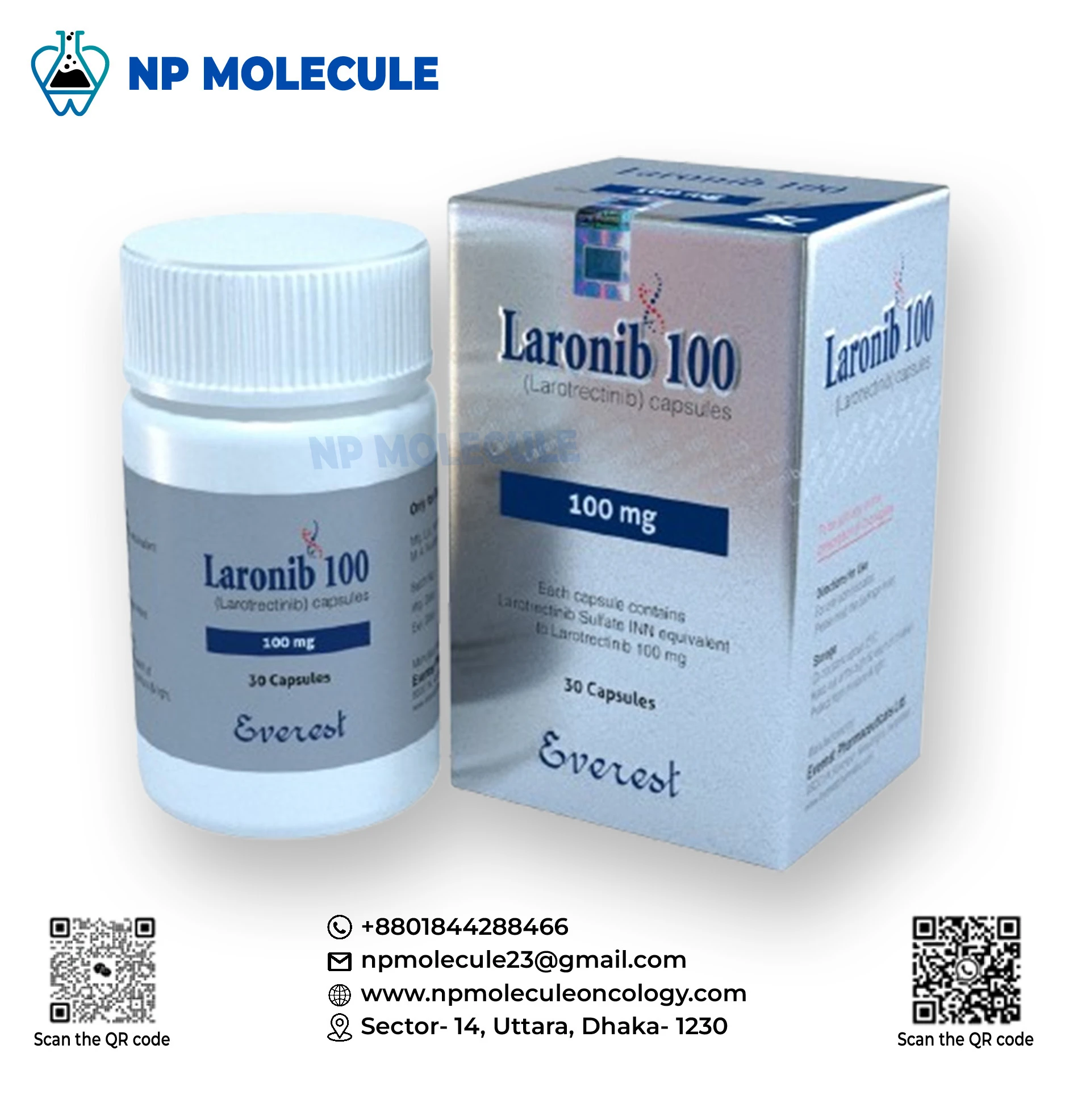 Laronib 100 mg
