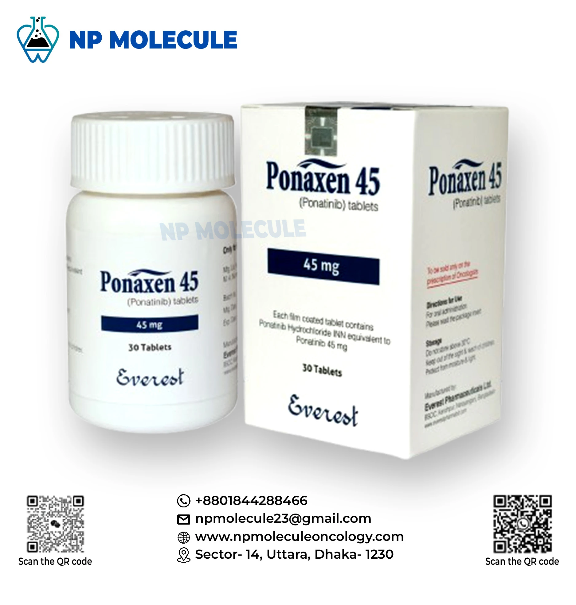 Ponaxen 45 mg Tablets