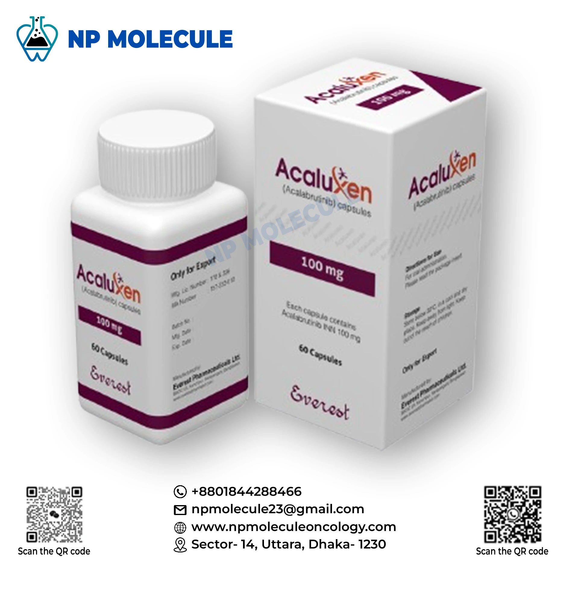 Acalulxen 100 mg (Acalabrutinib)