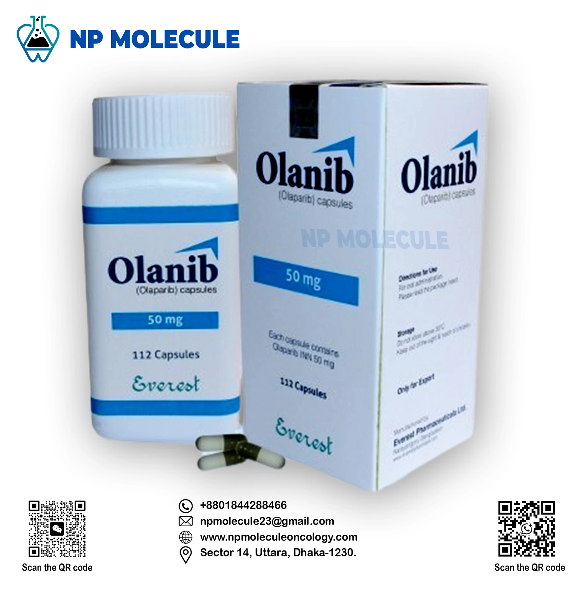 Olanib 50 mg Capsule (Olaparib)