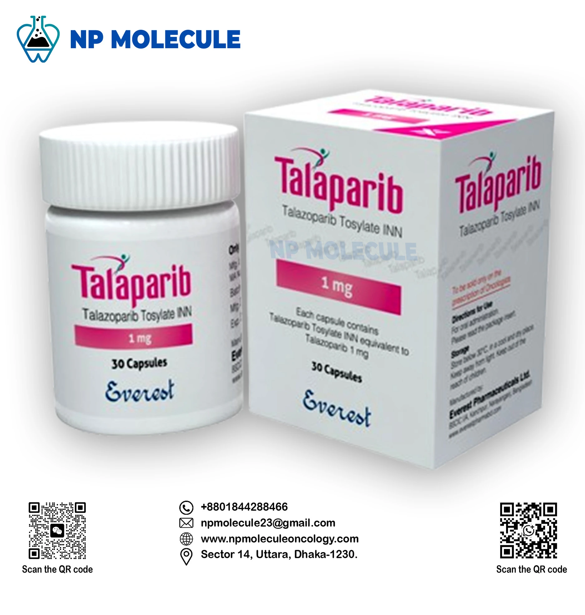 Talaparib 1 mg Capsule (Talazoparib)