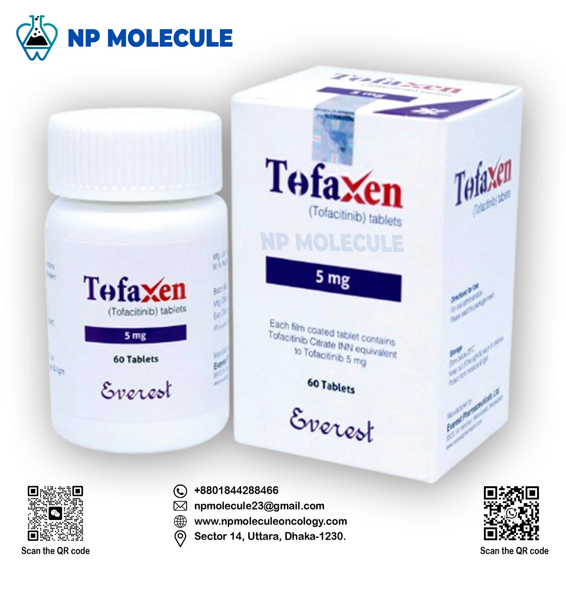 Tofaxen 5 mg Tablet (Tofacitinib)