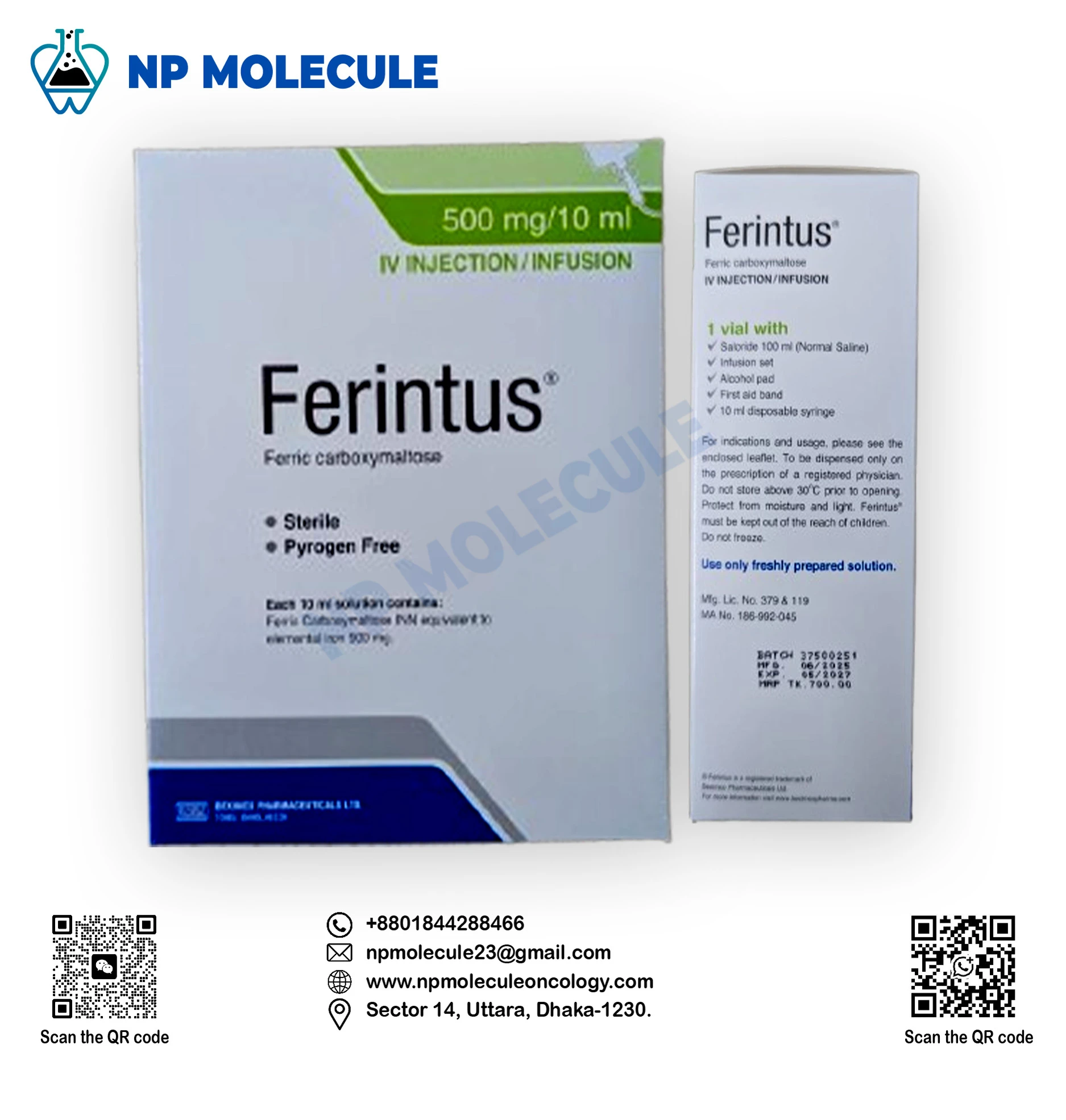 Ferintus® IV Injection/Infusion