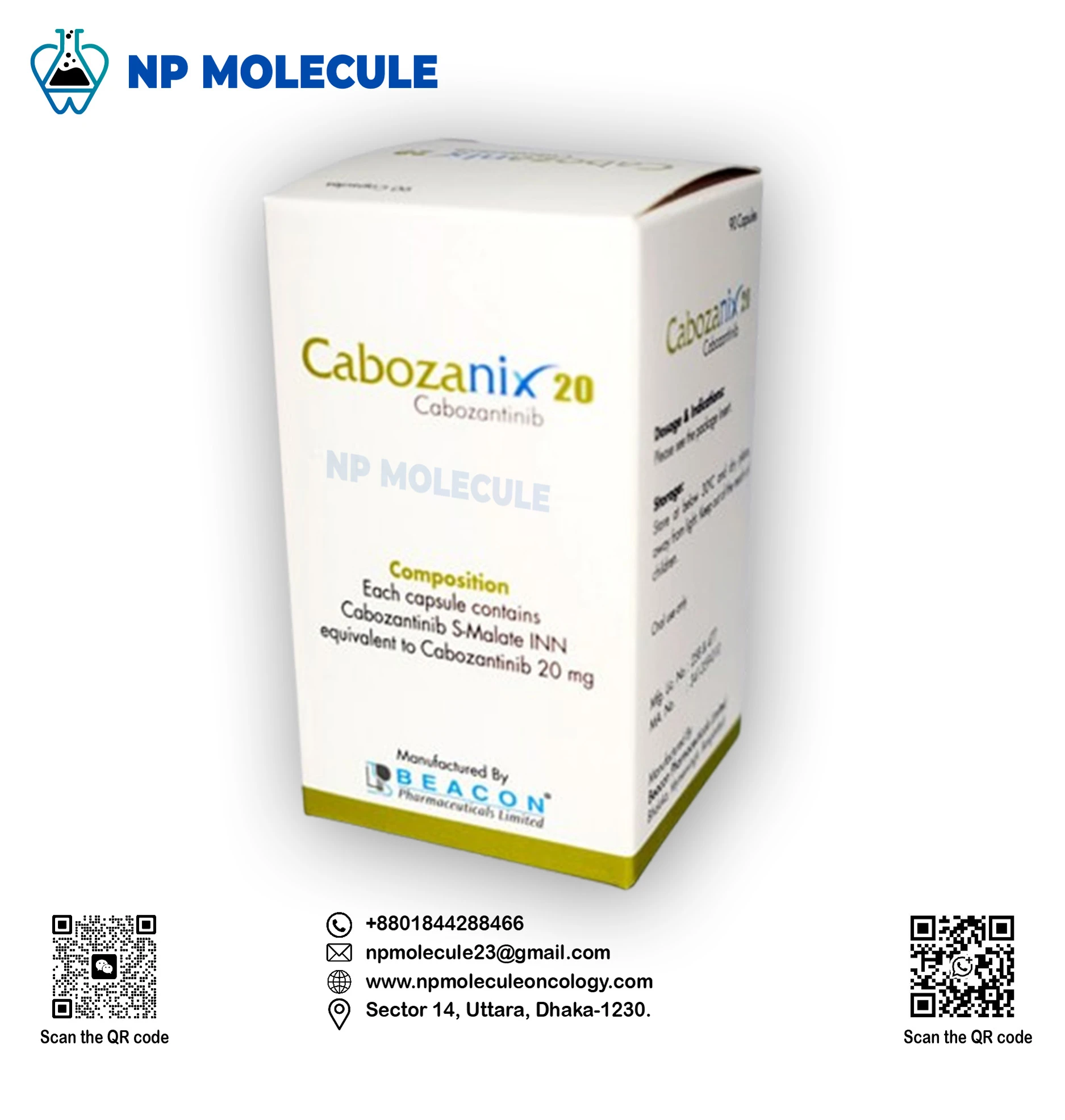 Cabozanix 20 mg