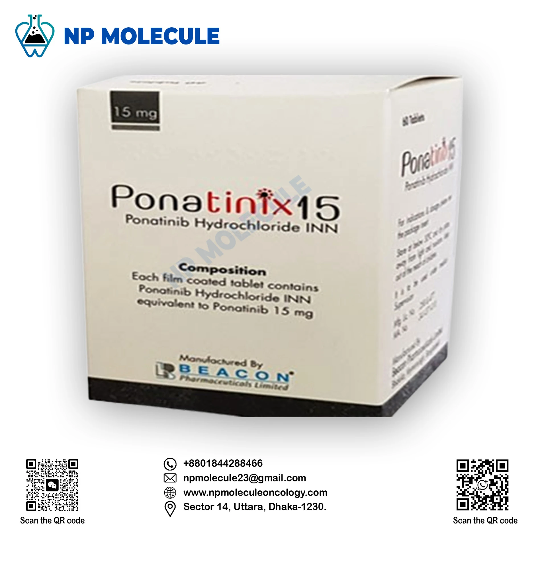 Ponatinix 15 mg