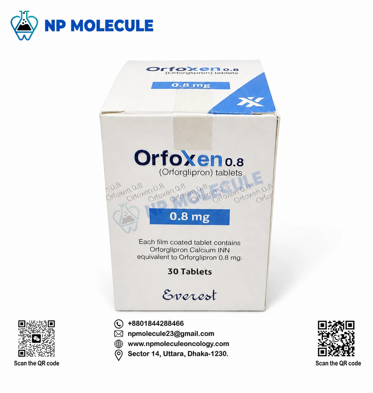 Orfoxen 0.8 mg (Orforglipron INN)